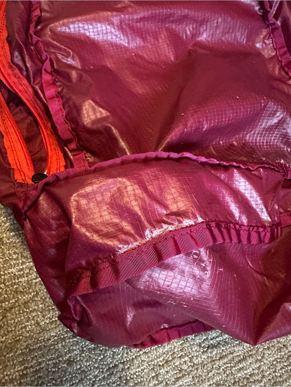 PALACE Pack Sack “Beet Red” - Picture 11 of 12